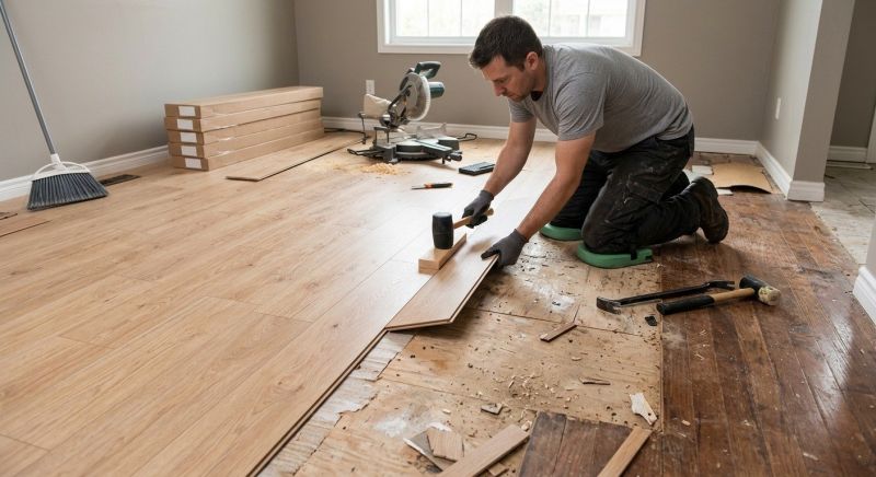 Laminate Floor Replacement in Von Ormy, TX