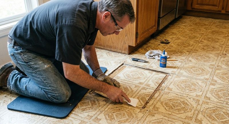 Linoleum Floor Installation in Bulverde, TX