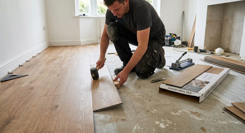 Luxury Vinyl Tile Installation in Boerne, TX