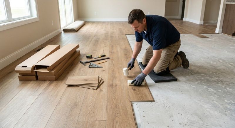 Luxury Vinyl Tile Installation in Von Ormy, TX