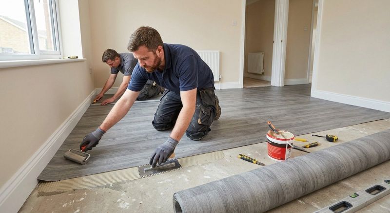Sheet Flooring Installation in Pipe Creek, TX