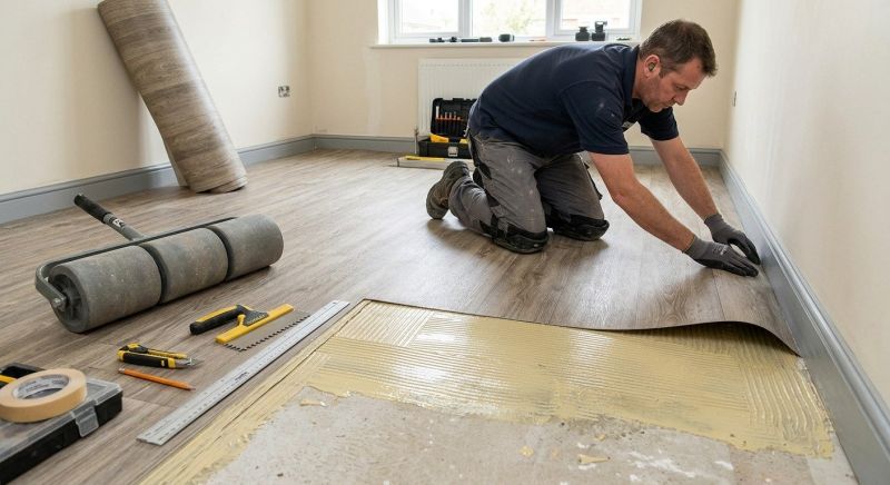 Sheet Flooring Installation in Schertz, TX