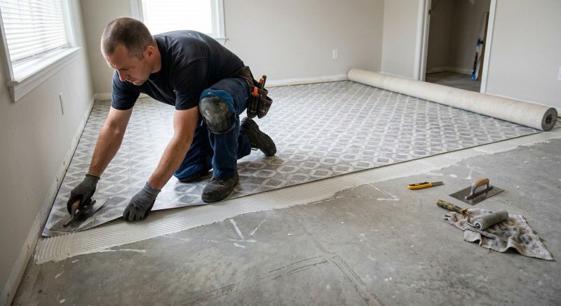 Sheet Flooring Installation in Schertz, TX