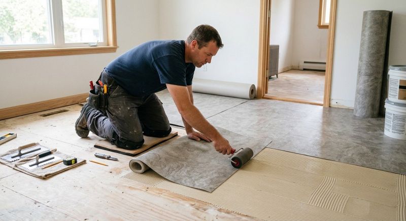 Sheet Vinyl Installation in Bulverde, TX